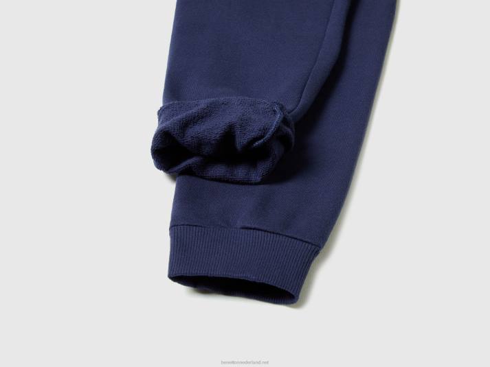 kinderen Benetton sportieve broek met trekkoord donkerblauw 4R621940