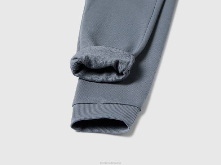 kinderen Benetton sportieve broek met trekkoord donkergrijs 4R621903