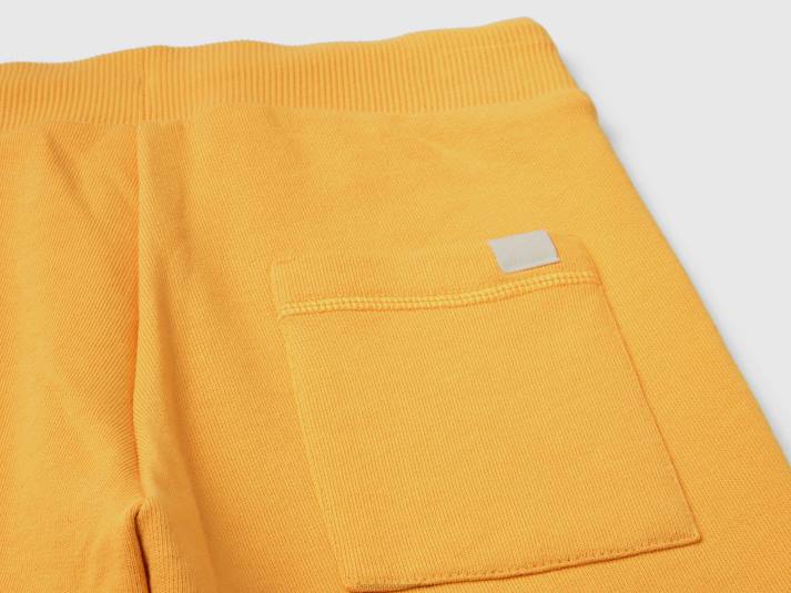 kinderen Benetton sportieve broek met trekkoord geel 4R621933