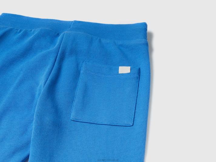 kinderen Benetton sportieve broek met trekkoord helderblauw 4R621928