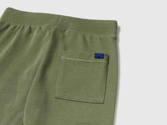 kinderen Benetton sportieve broek met trekkoord militair groen 4R621917