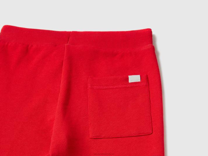 kinderen Benetton sportieve broek met trekkoord rood 4R621929