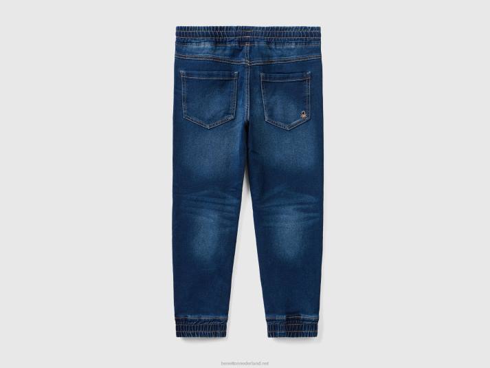 kinderen Benetton stretch sweatlegging donkerblauw 4R621908