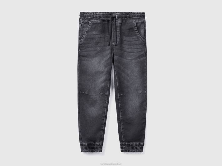 kinderen Benetton stretch sweatlegging donkergrijs 4R621925