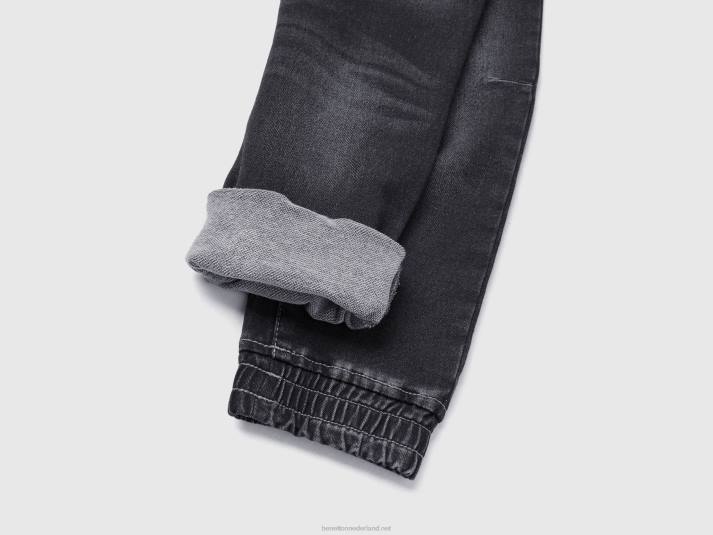 kinderen Benetton stretch sweatlegging donkergrijs 4R621925