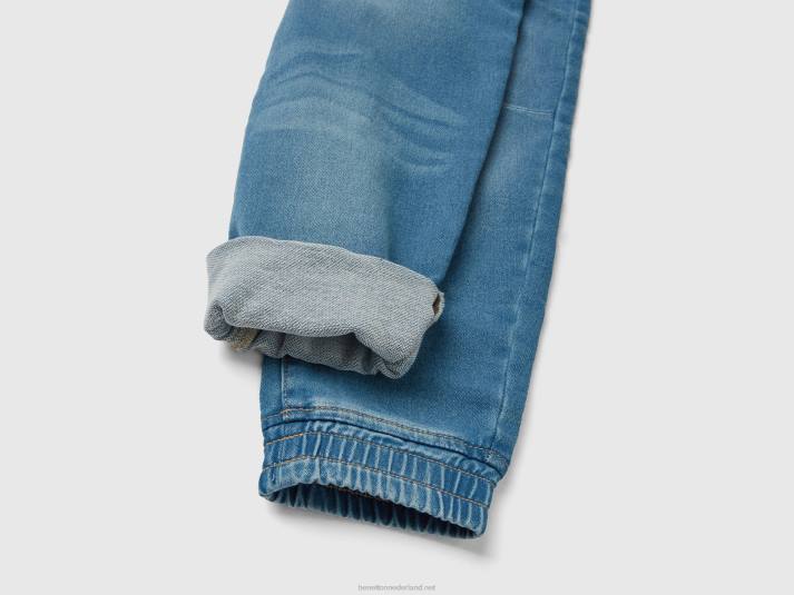 kinderen Benetton stretch sweatlegging lichtblauw 4R621902