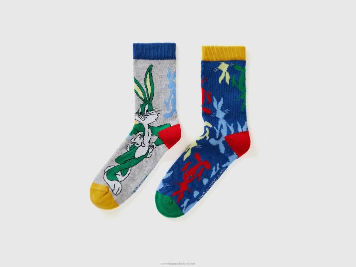 kinderen Benetton bugs bunny sokken veelkleurig 4R622012