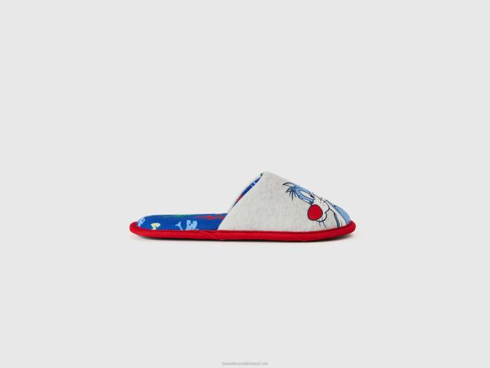 kinderen Benetton bugs bunny & sylvester pantoffels veelkleurig 4R622008