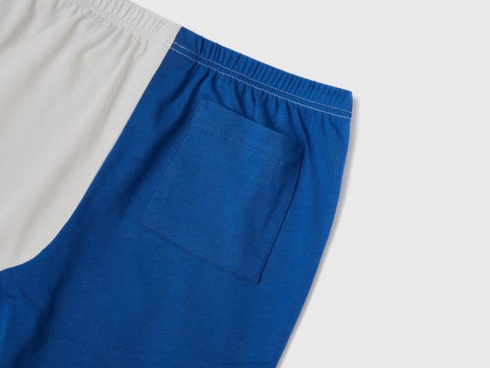 kinderen Benetton lange pyjama van 100% katoen grijs 4R622059