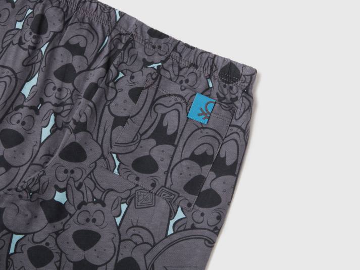kinderen Benetton warme scooby-doo pyjama hemelsblauw 4R622042