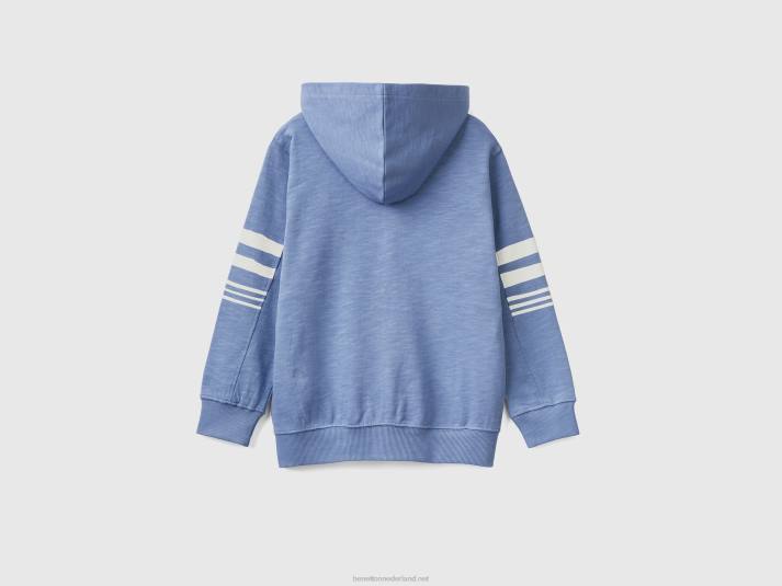 kinderen Benetton lichtgewicht hoodie luchtmacht blauw 4R621812
