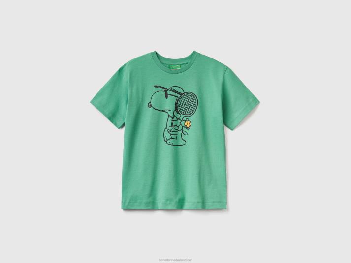 kinderen Benetton t-shirt met pindaprint groente 4R624781