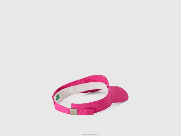 kinderen Benetton 100% katoenen vizier fuchsia 4R622801