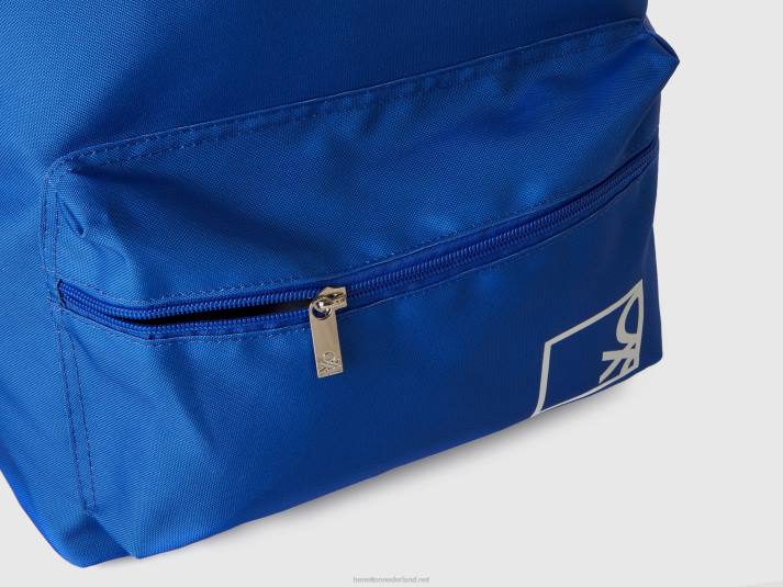 kinderen Benetton lichtblauwe rugzak van nylon lichtblauw 4R622086