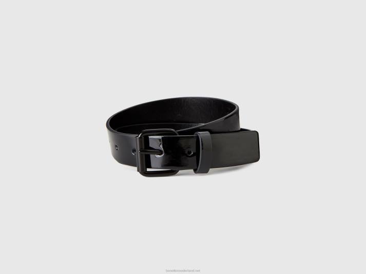 kinderen Benetton patent riem zwart 4R622812