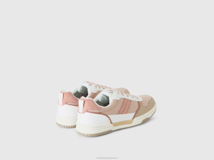 kinderen Benetton veelkleurige sneakers roze 4R622804