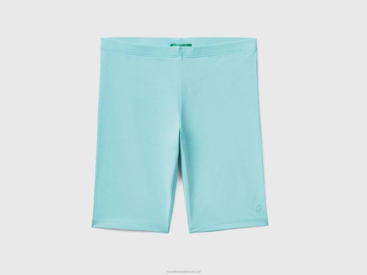 kinderen Benetton korte broek van stretchkatoen hemelsblauw 4R625475