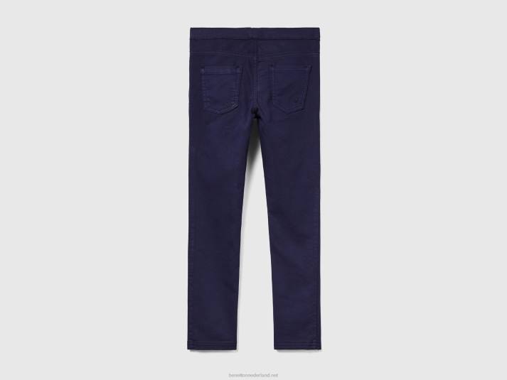 kinderen Benetton superskinny broek donkerblauw 4R622662