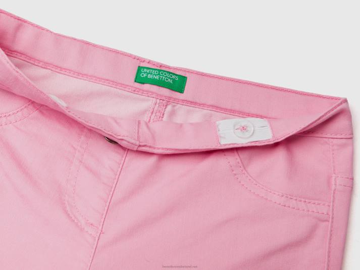 kinderen Benetton superskinny broek roze 4R625434