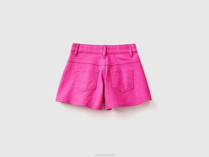 kinderen Benetton vlinder korte broek fuchsia 4R622680