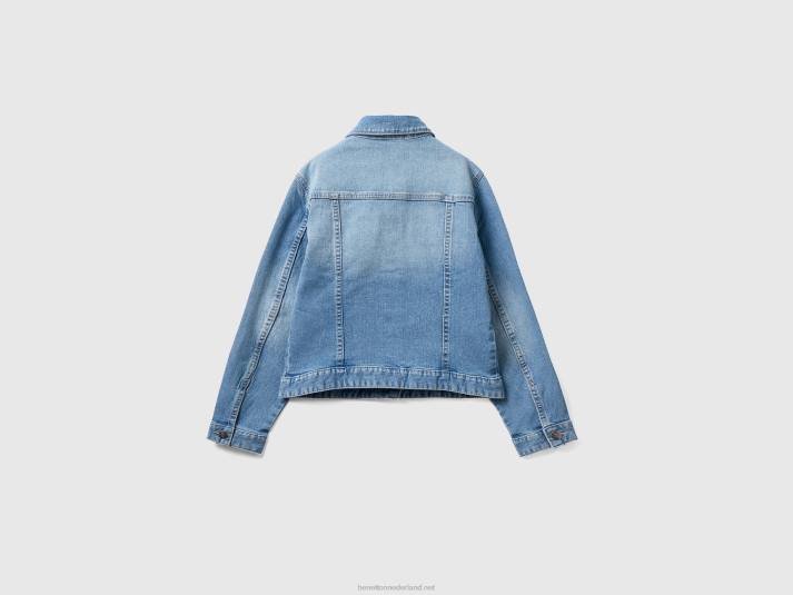 kinderen Benetton "eco-recycle" spijkerjack donkerblauw 4R622420