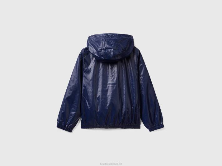 kinderen Benetton licht "regenbeschermer" jack donkerblauw 4R622426