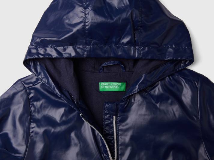 kinderen Benetton licht "regenbeschermer" jack donkerblauw 4R622426