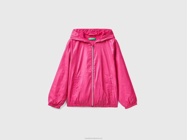 kinderen Benetton licht "regenbeschermer" jack fuchsia 4R622421