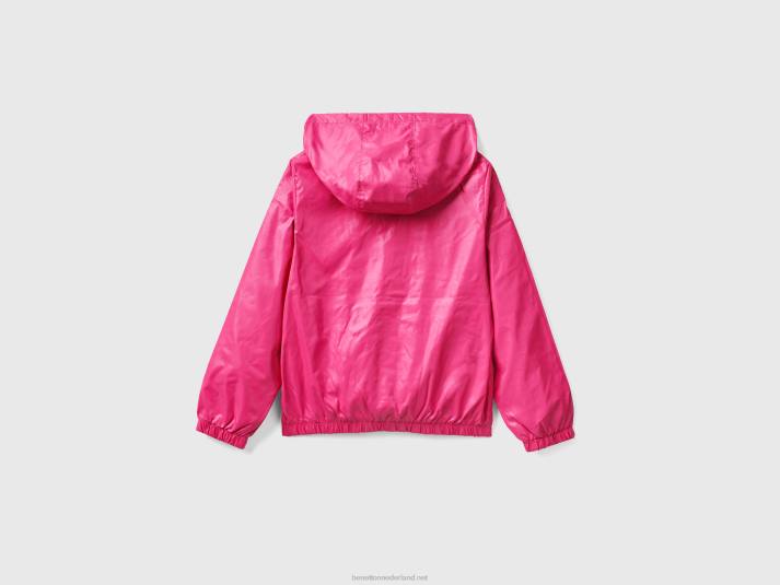 kinderen Benetton licht "regenbeschermer" jack fuchsia 4R625192