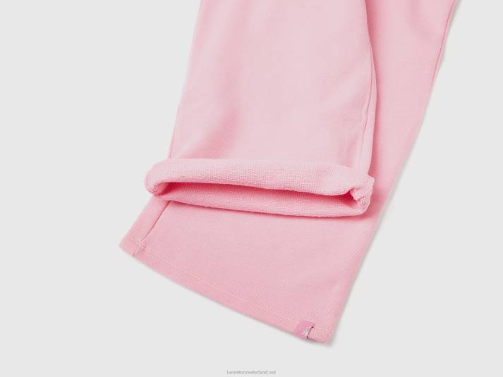 kinderen Benetton sweat palazzo broek roze 4R622691