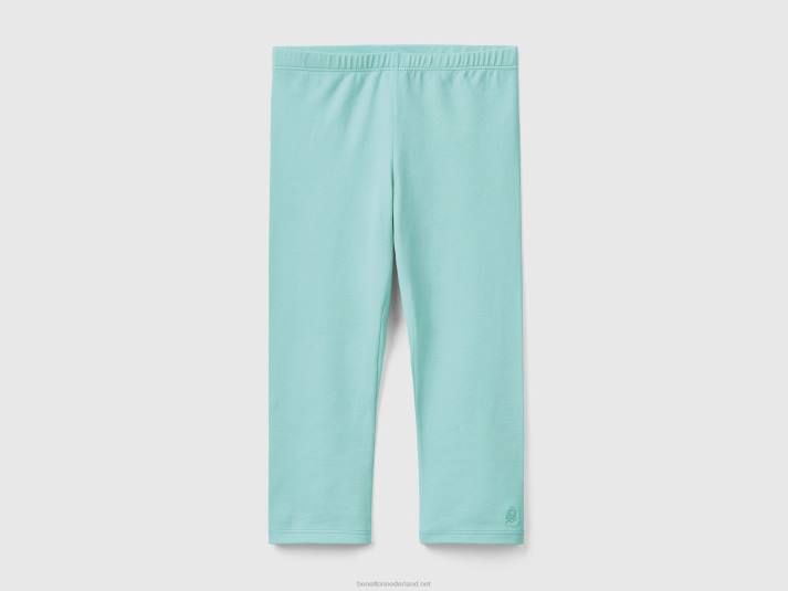 kinderen Benetton 3/4 legging van stretchkatoen water 4R622586