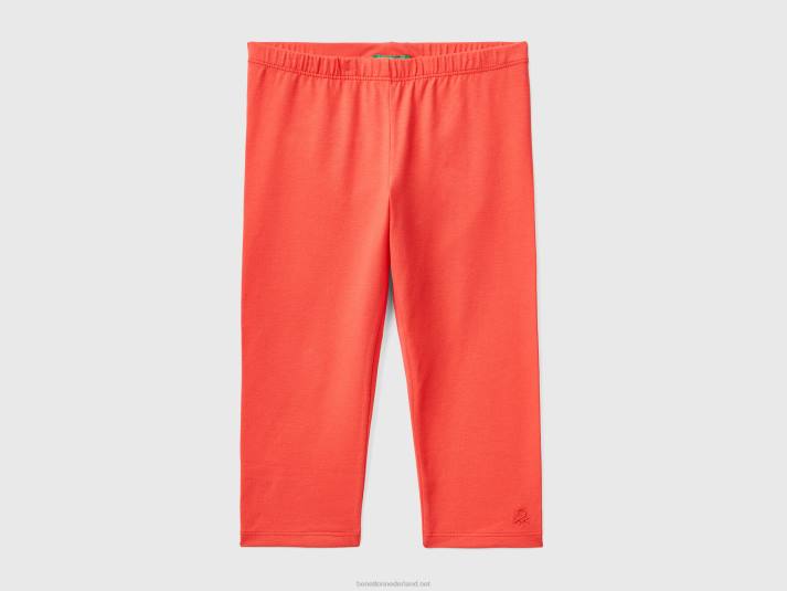 kinderen Benetton knielange legging rood koraal 4R622597