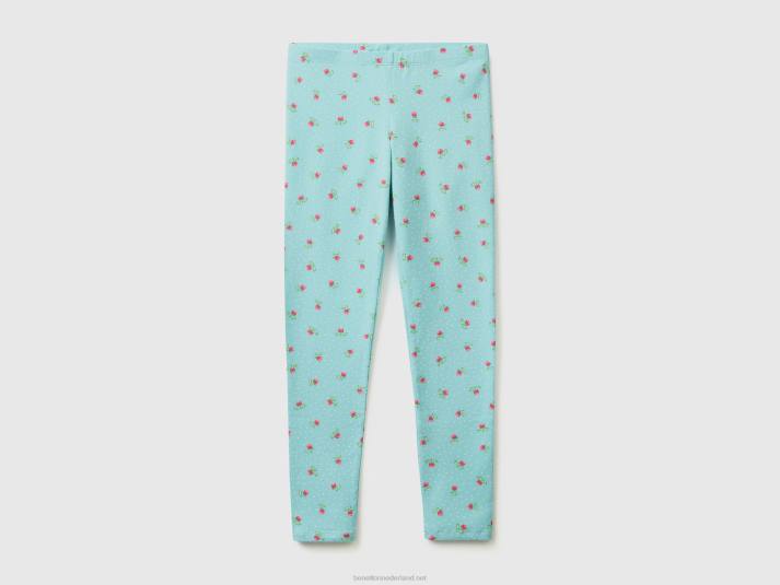 kinderen Benetton legging met patroonprint water 4R625381