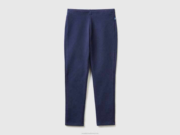 kinderen Benetton stretch sweatlegging donkerblauw 4R625402