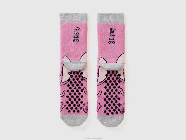 kinderen Benetton antislip engelensokken roze 4R622756
