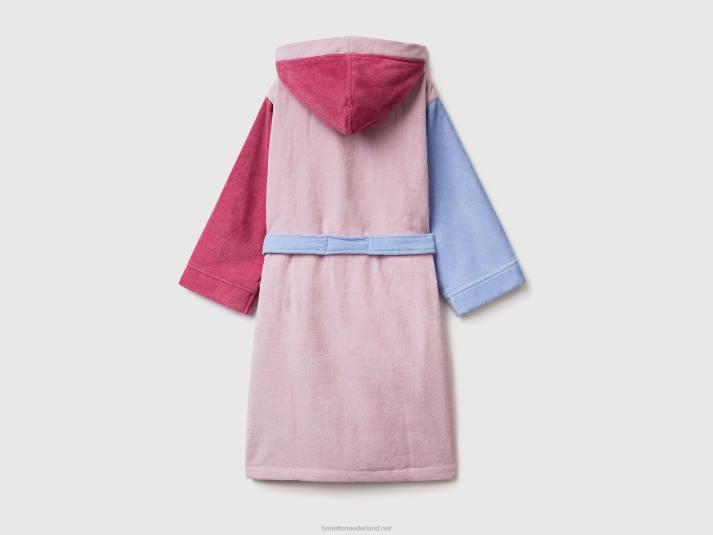 kinderen Benetton colourblock badjas veelkleurig 4R622734