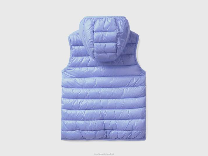 kinderen Benetton gewatteerde jas met capuchon maagdenpalm 4R625209