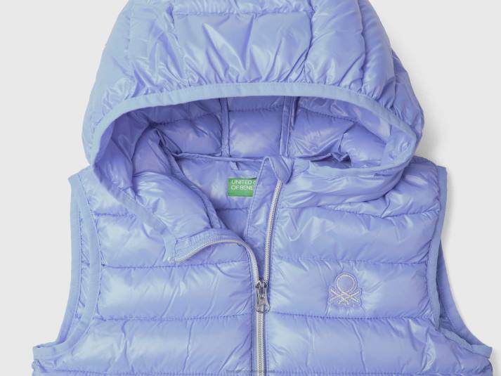 kinderen Benetton gewatteerde jas met capuchon maagdenpalm 4R625209