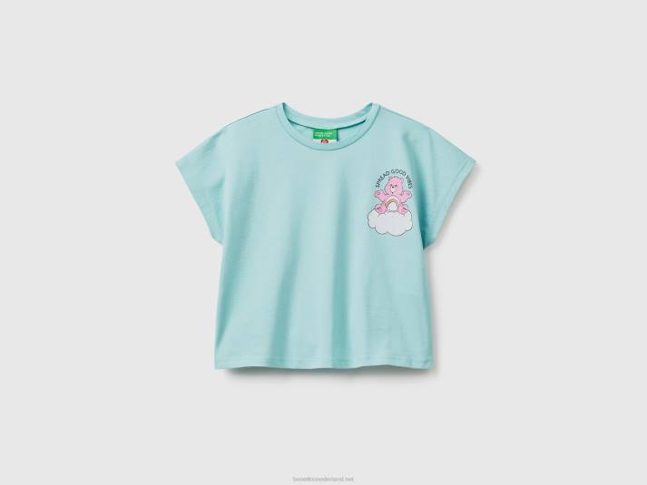 kinderen Benetton t-shirt met troetelbeertjes print water 4R625249