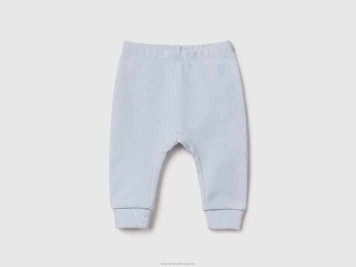 kinderen Benetton joggingbroek van biologisch katoen hemelsblauw 4R623281