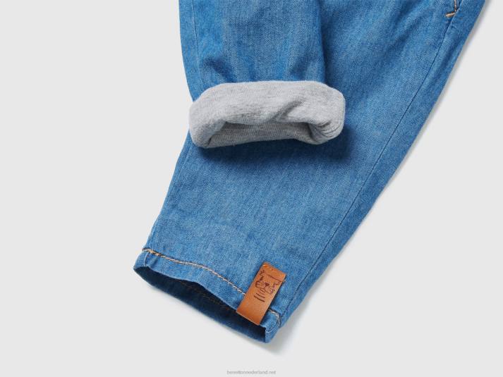 kinderen Benetton lichtgewicht baggy fit broek lichtblauw 4R623226