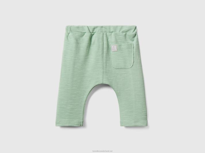 kinderen Benetton lichtgewicht joggingbroek licht groen 4R623249