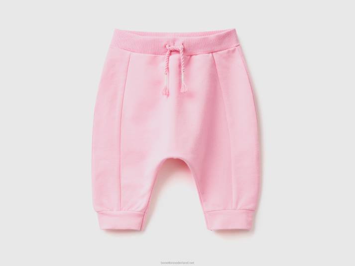 kinderen Benetton lichtgewicht joggingbroek roze 4R623224