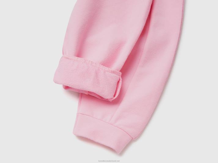 kinderen Benetton lichtgewicht joggingbroek roze 4R623224