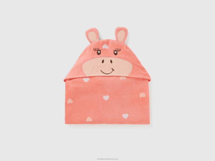 kinderen Benetton handdoek met capuchon veelkleurig 4R623292