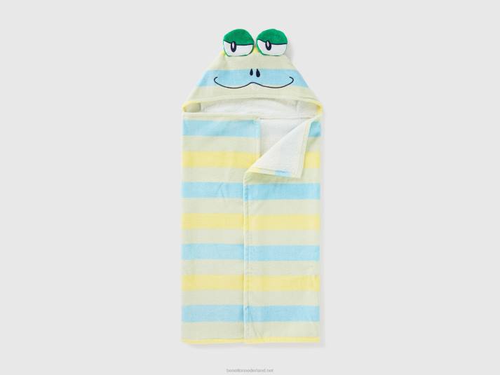kinderen Benetton handdoek met capuchon veelkleurig 4R623296