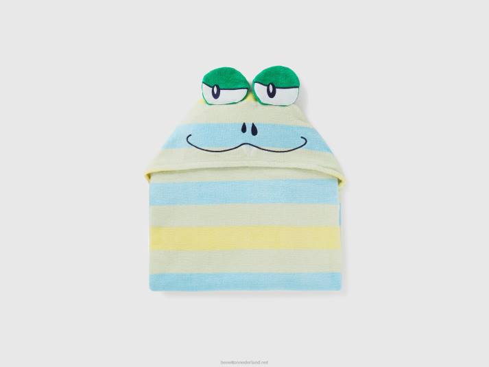 kinderen Benetton handdoek met capuchon veelkleurig 4R623296