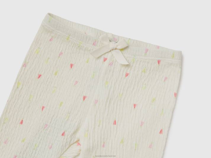 kinderen Benetton set van katoen met prints roze 4R625768