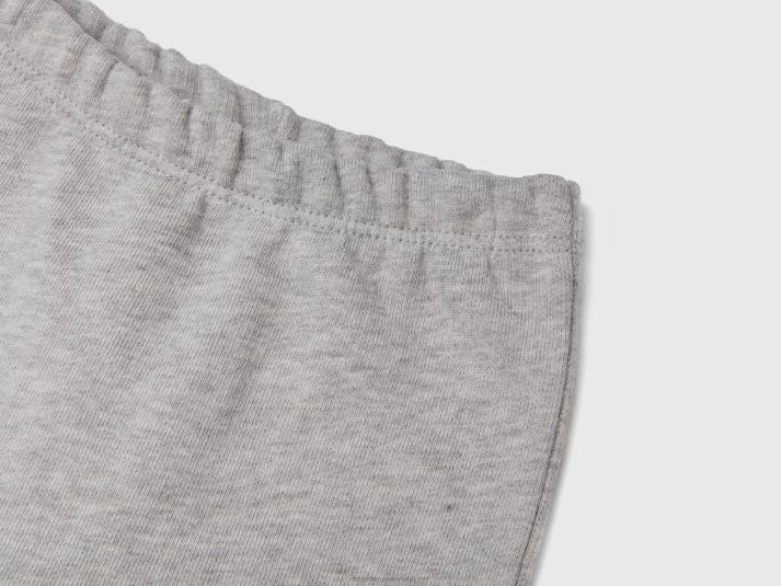 kinderen Benetton zweet sportoutfit lichtgrijs 4R625755