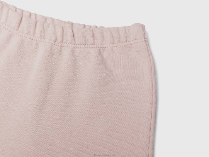 kinderen Benetton zweet sportoutfit zacht roze 4R625750
